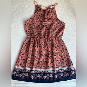 MINE summer cold shoulder knee length Dress size L